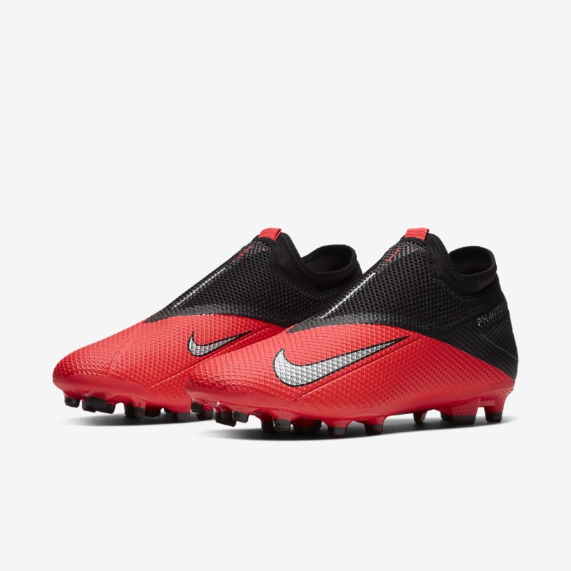 Nike Phantom Vision 2 Academy Dynamic Fit MG Fodboldsko Dame Rød | BU6637-466