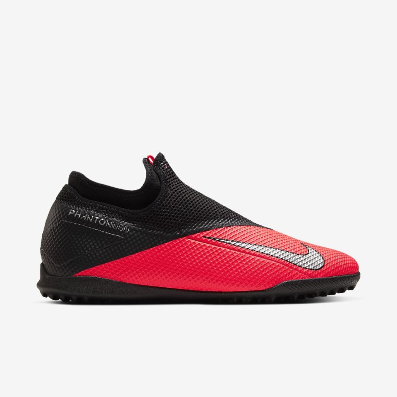 Nike Phantom Vision 2 Academy Dynamic Fit TF Fodboldsko Dame Rød | GF6133-618