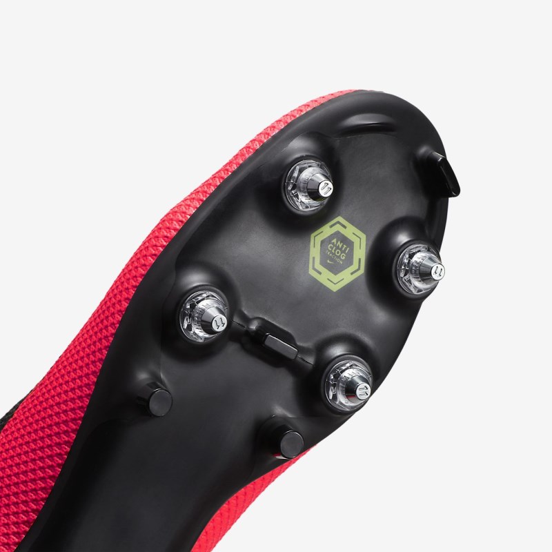 Nike Phantom Vision 2 Academy Dynamic Fit SG-PRO Anti-Clog Traction Fodboldsko Dame Rød | PF5269-224