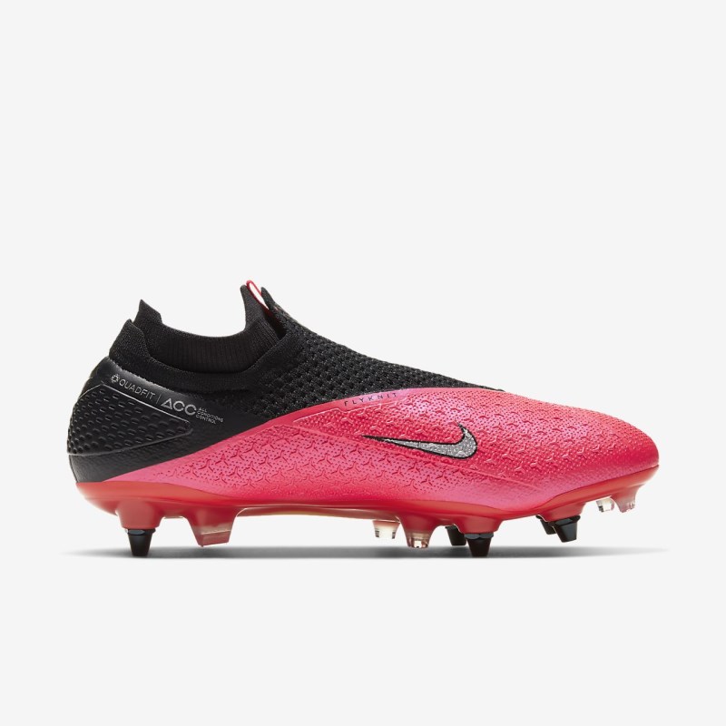 Nike Phantom Vision 2 Elite Dynamic Fit SG-PRO Anti-Clog Traction Fodboldsko Dame Rød | KZ3176-960