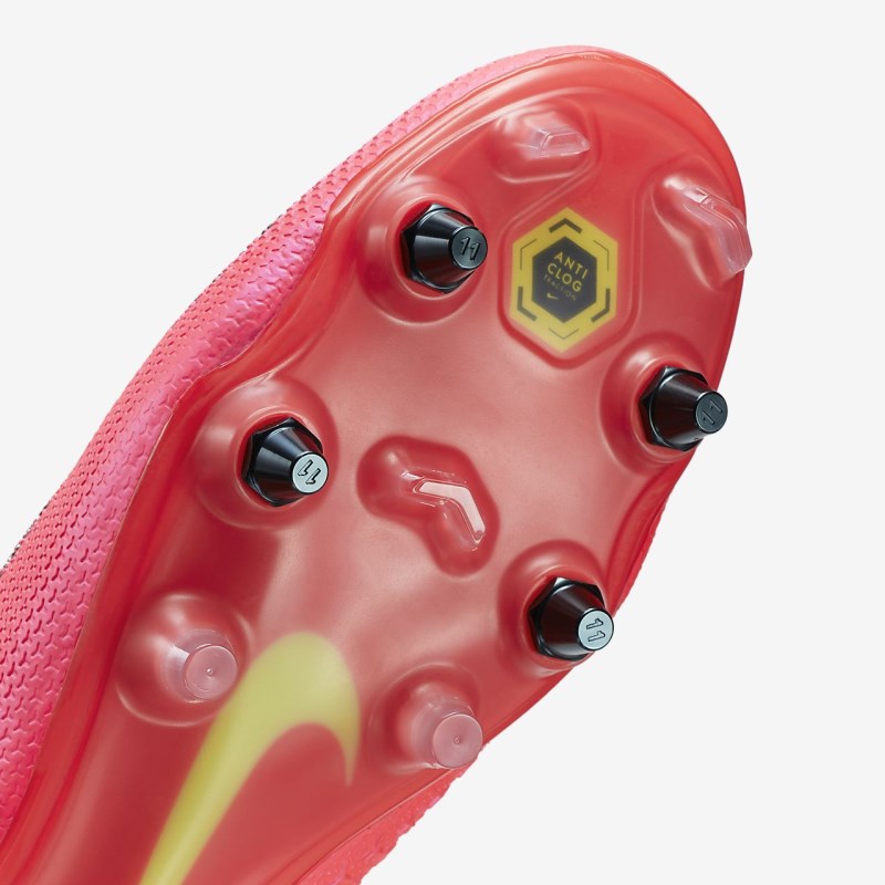 Nike Phantom Vision 2 Elite Dynamic Fit SG-PRO Anti-Clog Traction Fodboldsko Dame Rød | KZ3176-960