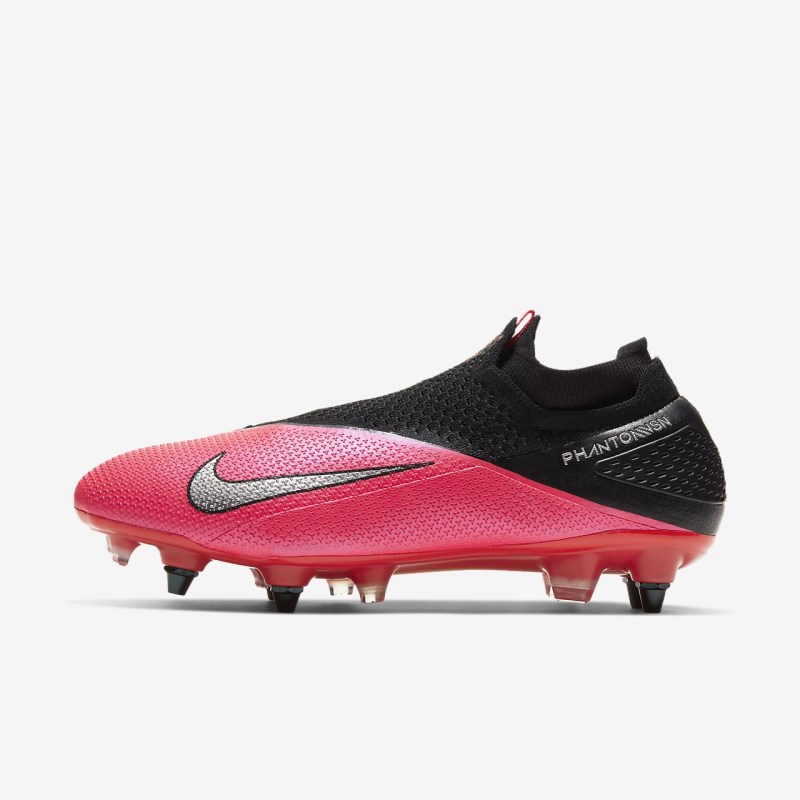 Nike Phantom Vision 2 Elite Dynamic Fit SG-PRO Anti-Clog Traction Fodboldsko Dame Rød | KZ3176-960