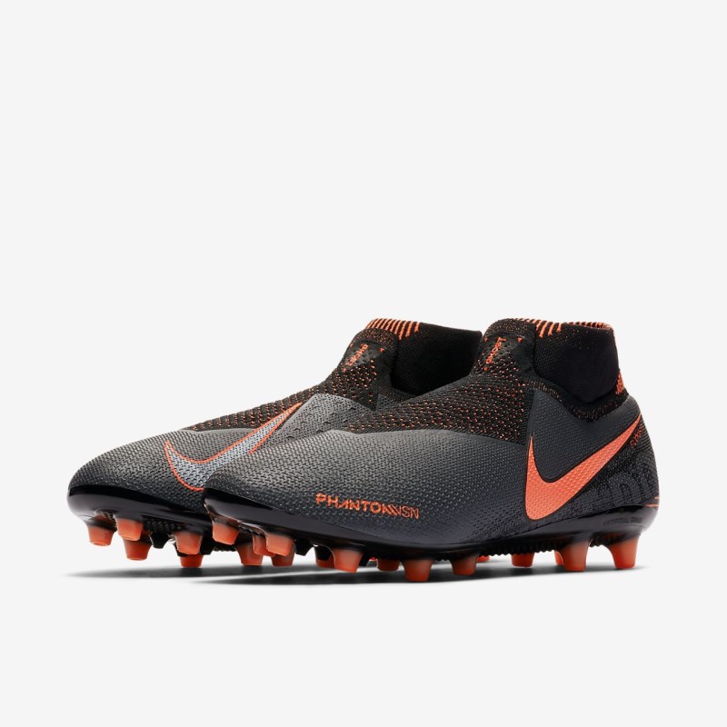 Nike Phantom Vision Elite Dynamic Fit AG-PRO Fodboldsko Dame MørkeGrå | GB4180-391