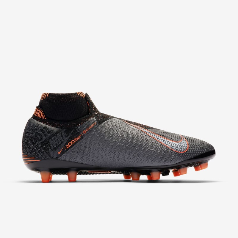 Nike Phantom Vision Elite Dynamic Fit AG-PRO Fodboldsko Dame MørkeGrå | GB4180-391