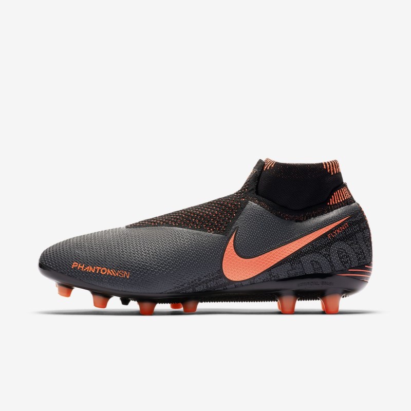 Nike Phantom Vision Elite Dynamic Fit AG-PRO Fodboldsko Dame MørkeGrå | GB4180-391