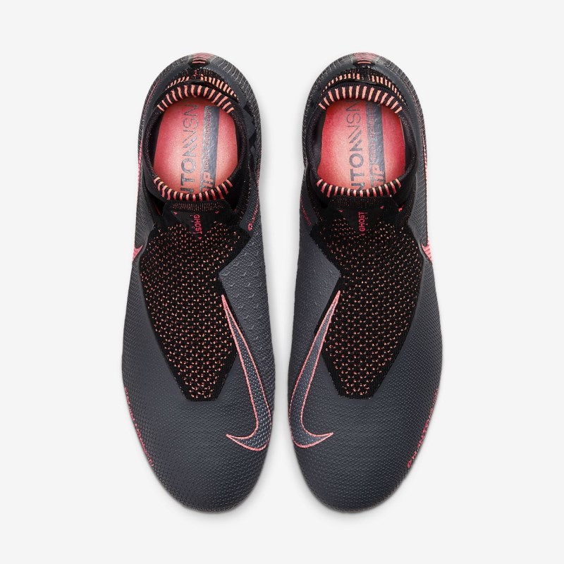 Nike Phantom Vision Elite Dynamic Fit Anti-Clog SG-PRO Fodboldsko Dame MørkeGrå | BL1741-234