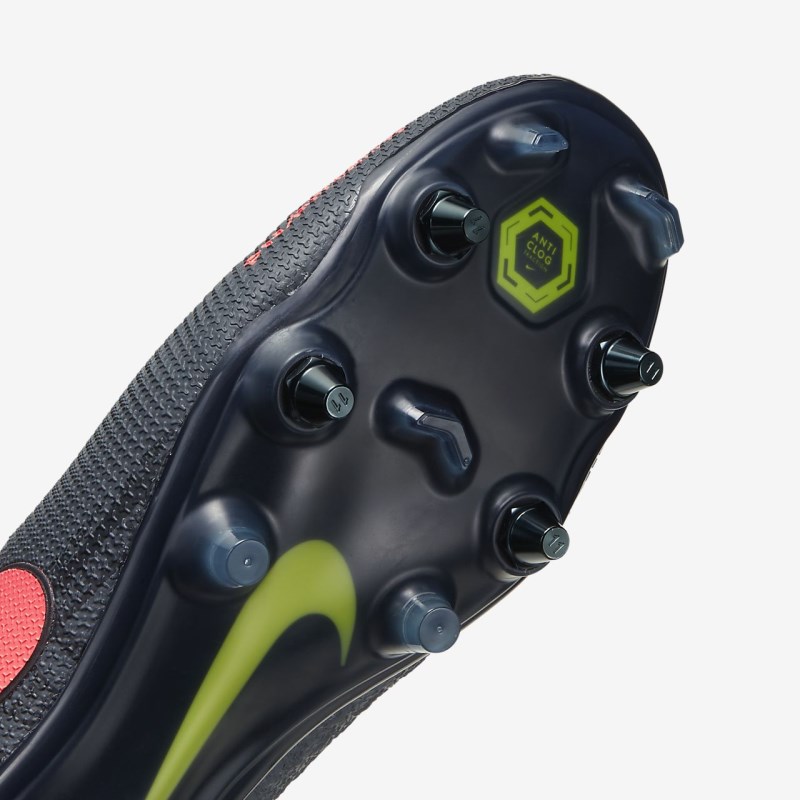 Nike Phantom Vision Elite Dynamic Fit Anti-Clog SG-PRO Fodboldsko Dame MørkeGrå | BL1741-234