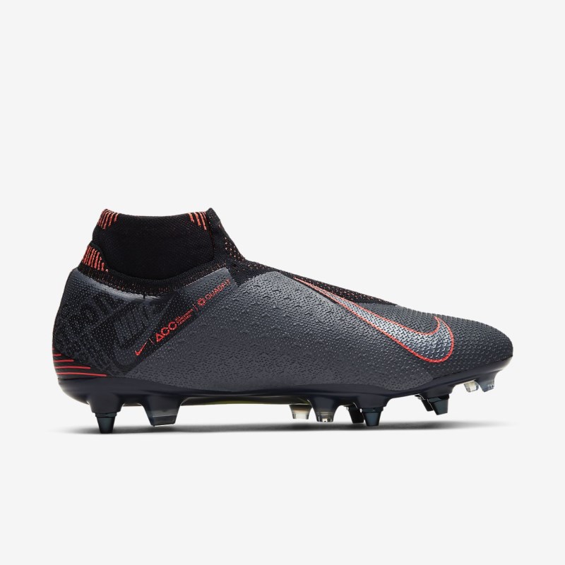 Nike Phantom Vision Elite Dynamic Fit Anti-Clog SG-PRO Fodboldsko Herre MørkeGrå | XQ4082-623