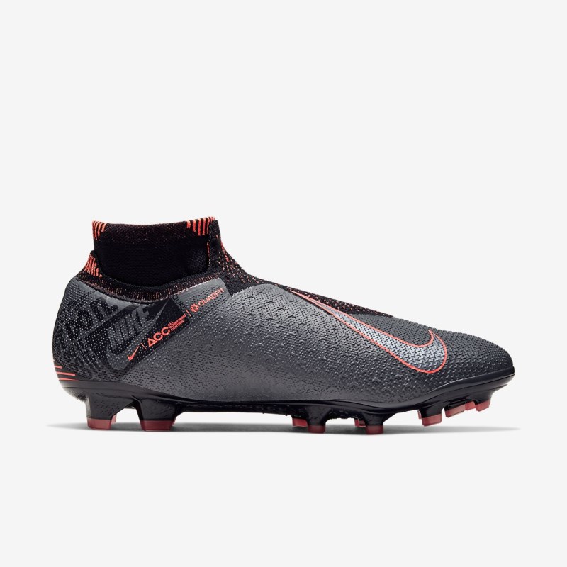 Nike Phantom Vision Elite Dynamic Fit FG Fodboldsko Dame MørkeGrå | TG0579-518
