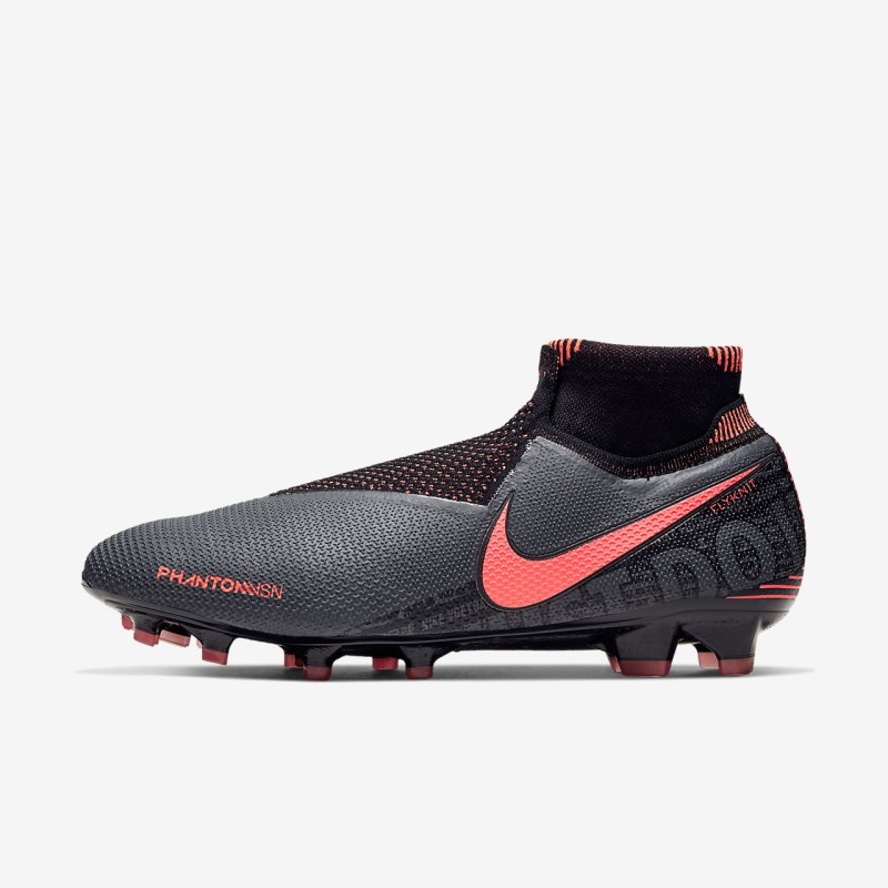 Nike Phantom Vision Elite Dynamic Fit FG Fodboldsko Dame MørkeGrå | TG0579-518