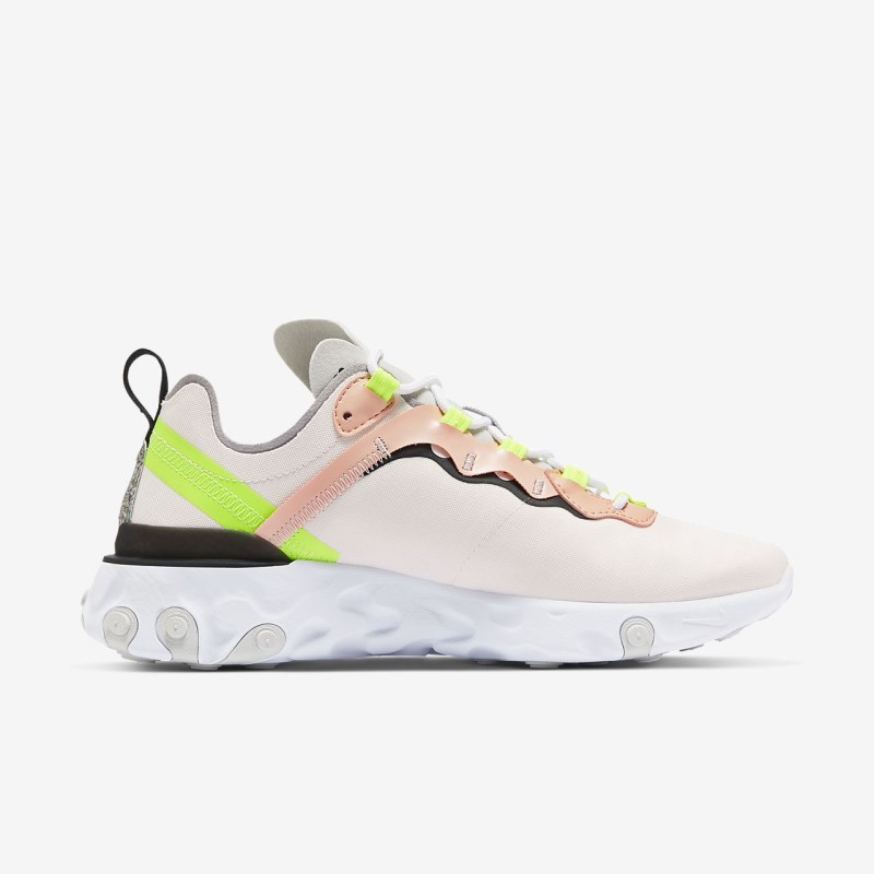 Nike React Element 55 Premium Sneakers Dame LysePink | OE8178-418