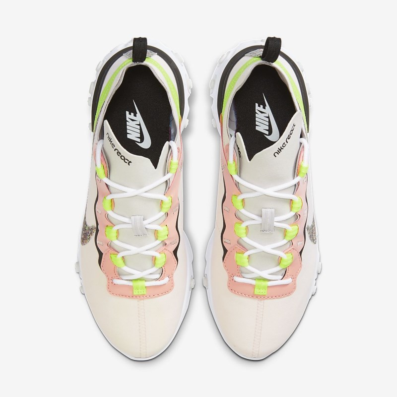 Nike React Element 55 Premium Sneakers Dame LysePink | OE8178-418