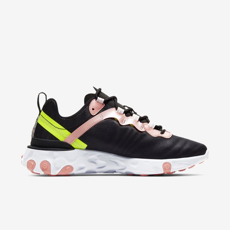 Nike React Element 55 Premium Sneakers Dame Sort | VM1636-258