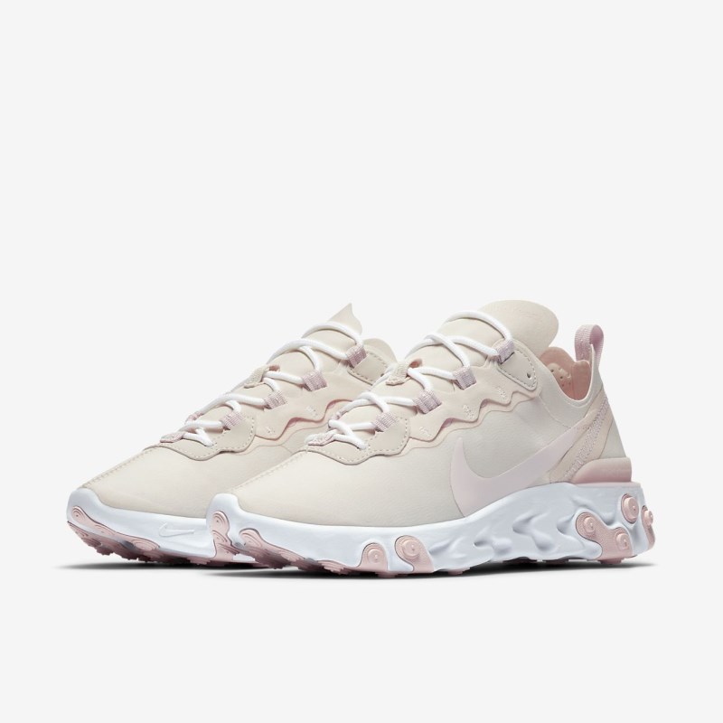 Nike React Element 55 Sneakers Dame Hvide | JQ7502-506