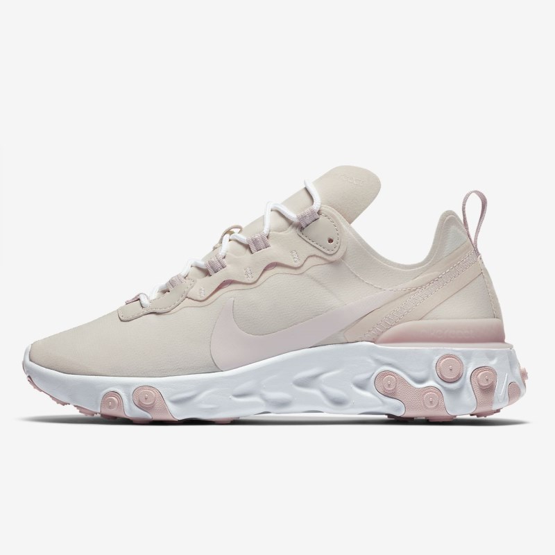 Nike React Element 55 Sneakers Dame Hvide | JQ7502-506