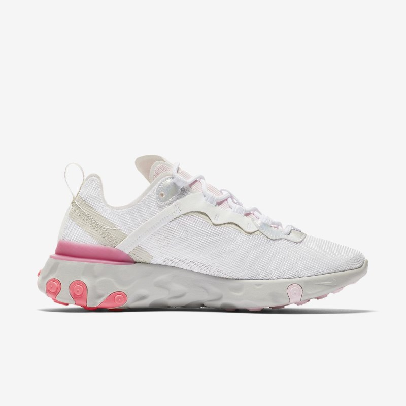 Nike React Element 55 Sneakers Dame Hvide | KB7330-804