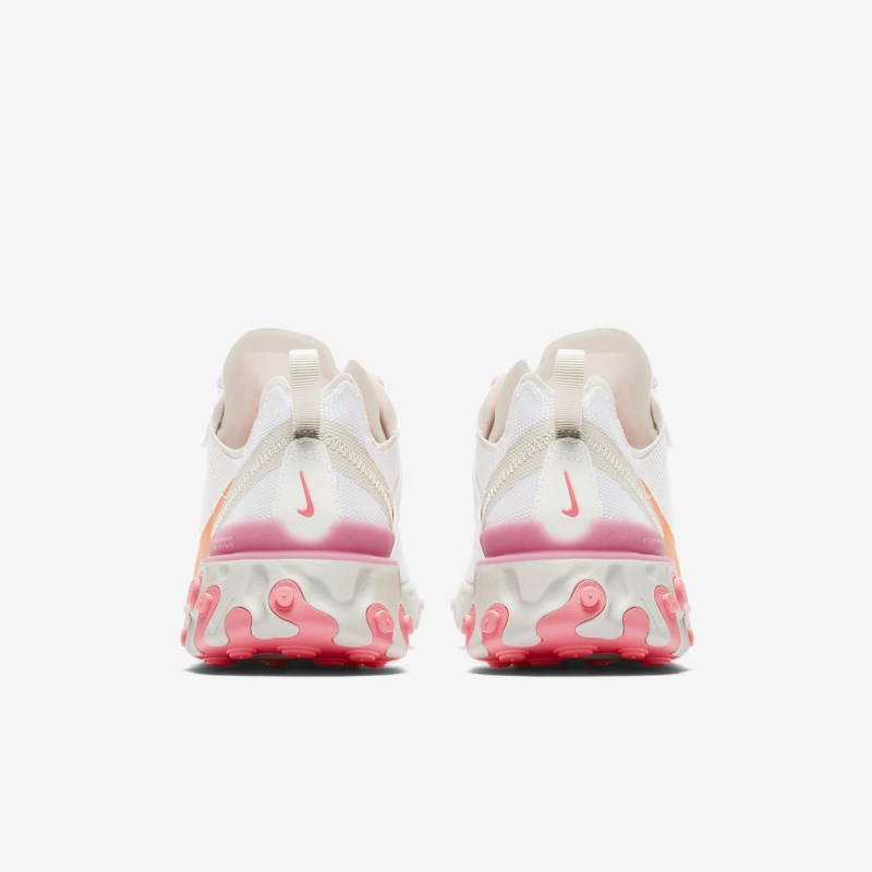 Nike React Element 55 Sneakers Dame Hvide | KB7330-804