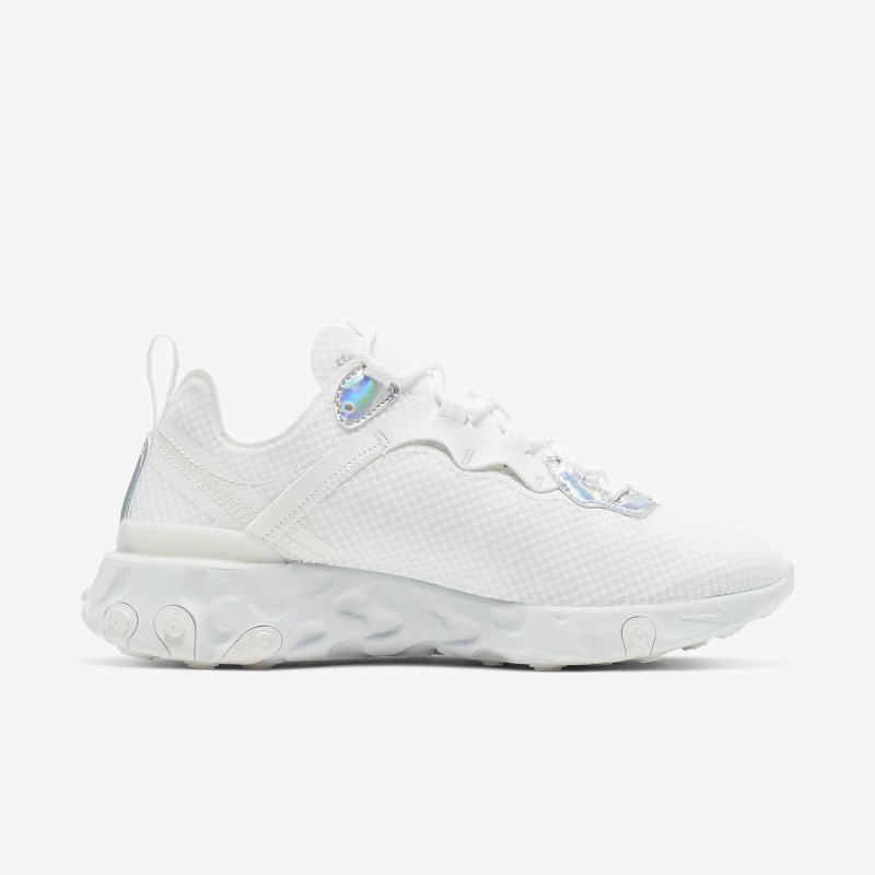 Nike React Element 55 Sneakers Dame Hvide | PL7283-524