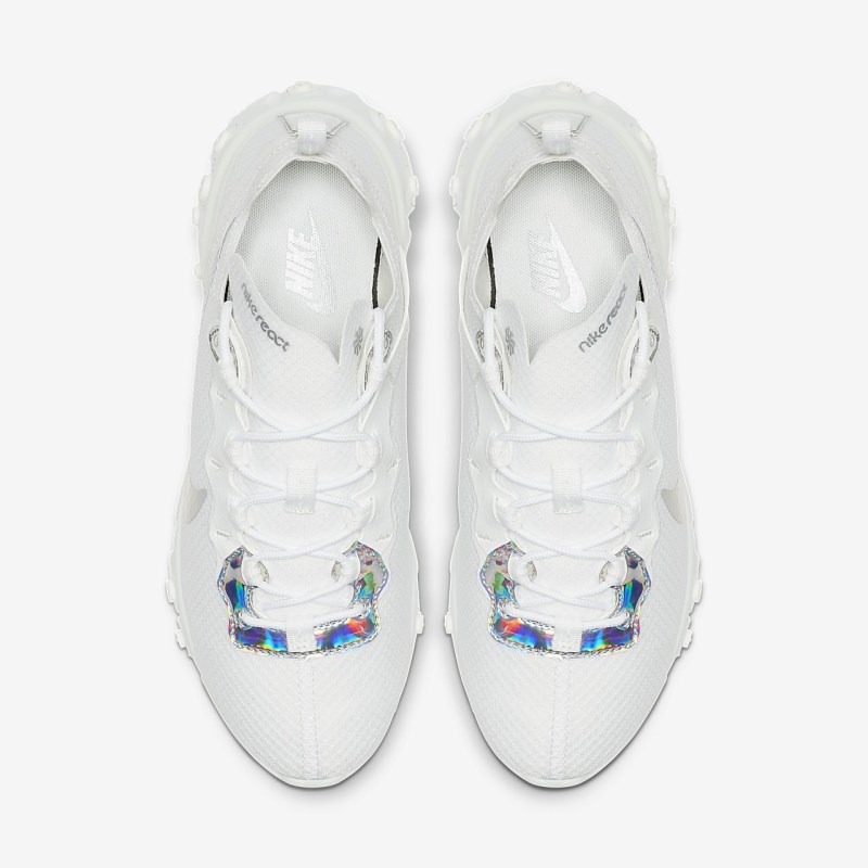 Nike React Element 55 Sneakers Dame Hvide | PL7283-524