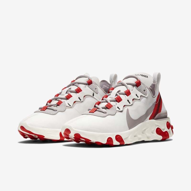 Nike React Element 55 Sneakers Dame Hvide | XB2993-051