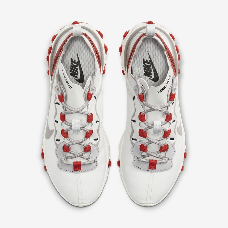 Nike React Element 55 Sneakers Dame Hvide | XB2993-051