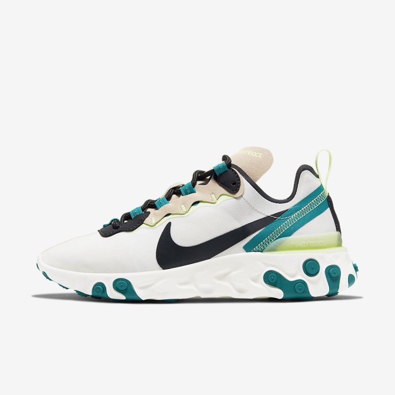 Nike React Element 55 Sneakers Dame Hvide | YE5165-321