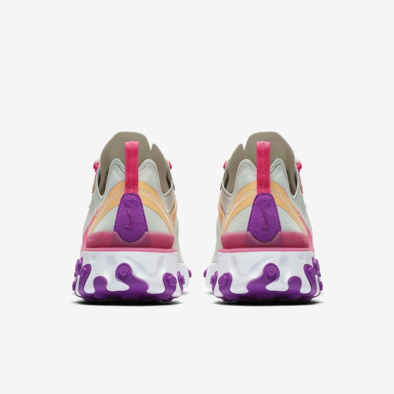 Nike React Element 55 Sneakers Dame LyseGrøn | QJ6730-810