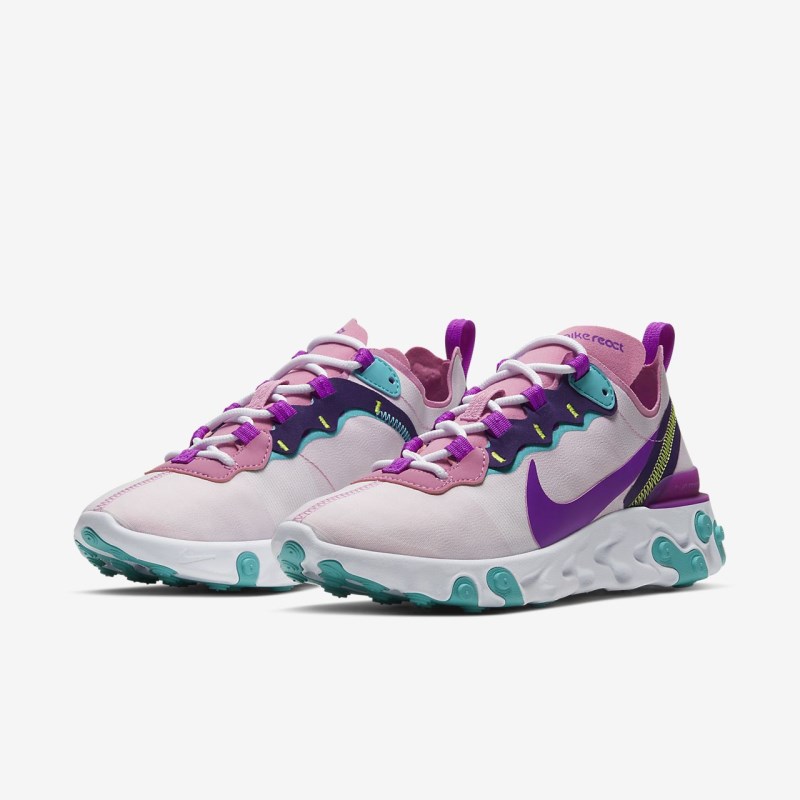 Nike React Element 55 Sneakers Dame Lyserød | SP0747-041