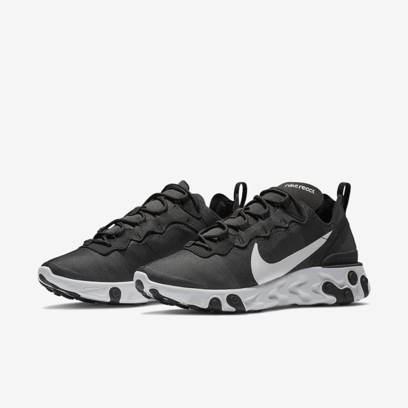Nike React Element 55 Sneakers Dame Sort | JH8184-731