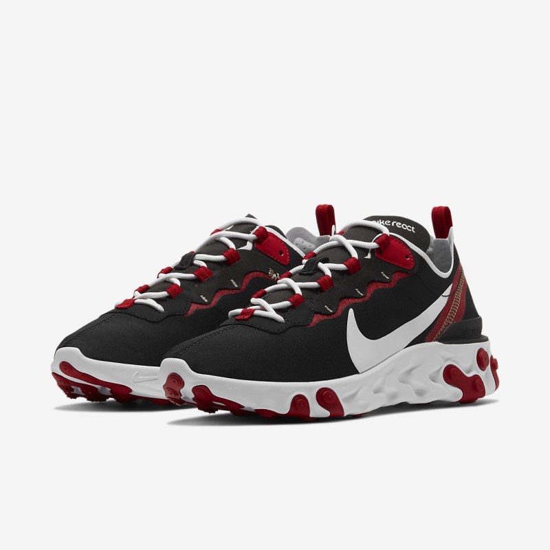 Nike React Element 55 Sneakers Dame Sort | PZ2347-703