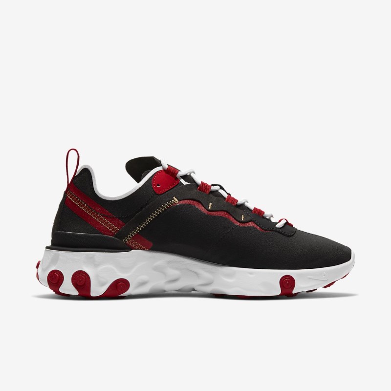 Nike React Element 55 Sneakers Dame Sort | PZ2347-703