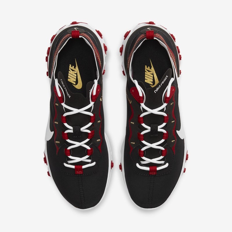 Nike React Element 55 Sneakers Dame Sort | PZ2347-703
