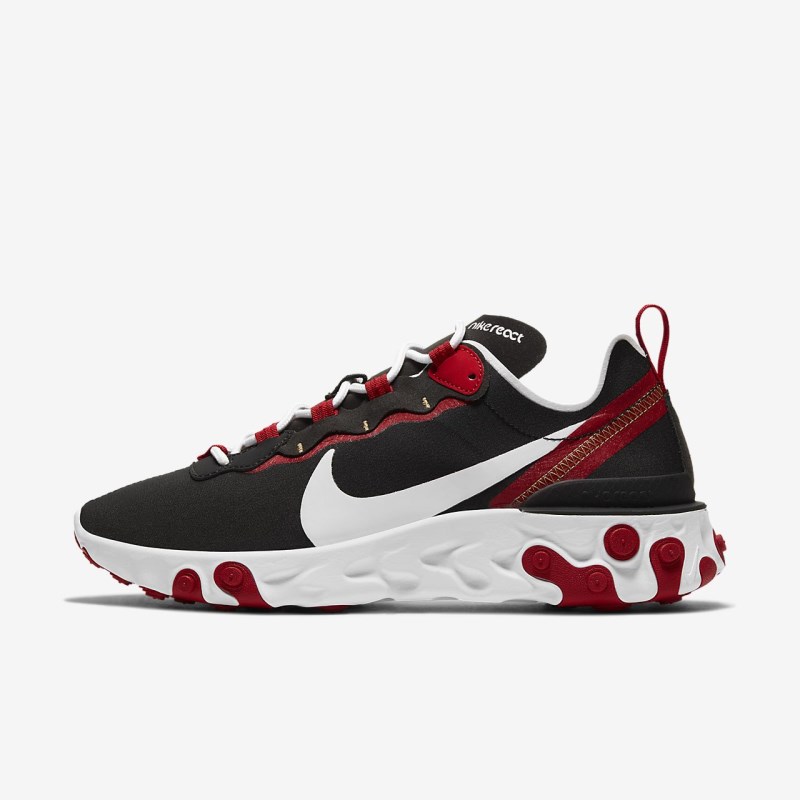 Nike React Element 55 Sneakers Dame Sort | PZ2347-703