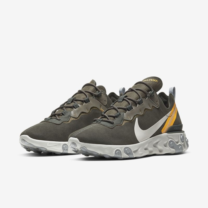 Nike React Element 55 Sneakers Herre Guld | QN0495-060