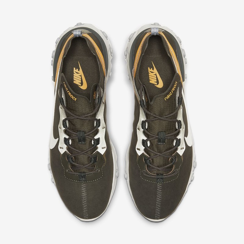 Nike React Element 55 Sneakers Herre Guld | QN0495-060
