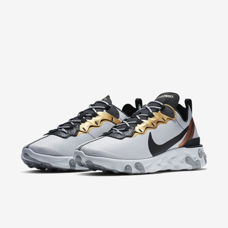 Nike React Element 55 Sneakers Herre Hvide | FB7455-914