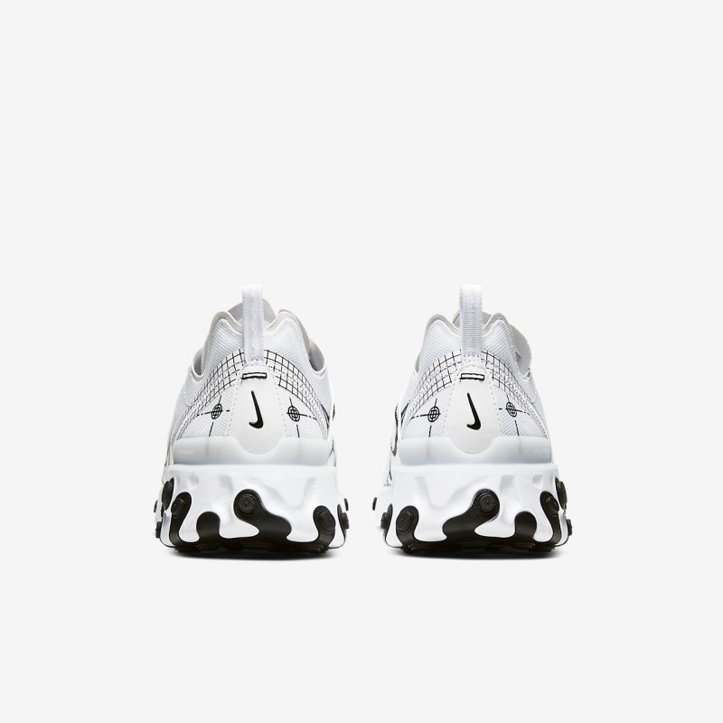Nike React Element 55 Sneakers Herre Hvide | QQ9511-305