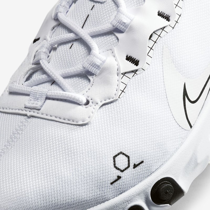 Nike React Element 55 Sneakers Herre Hvide | QQ9511-305