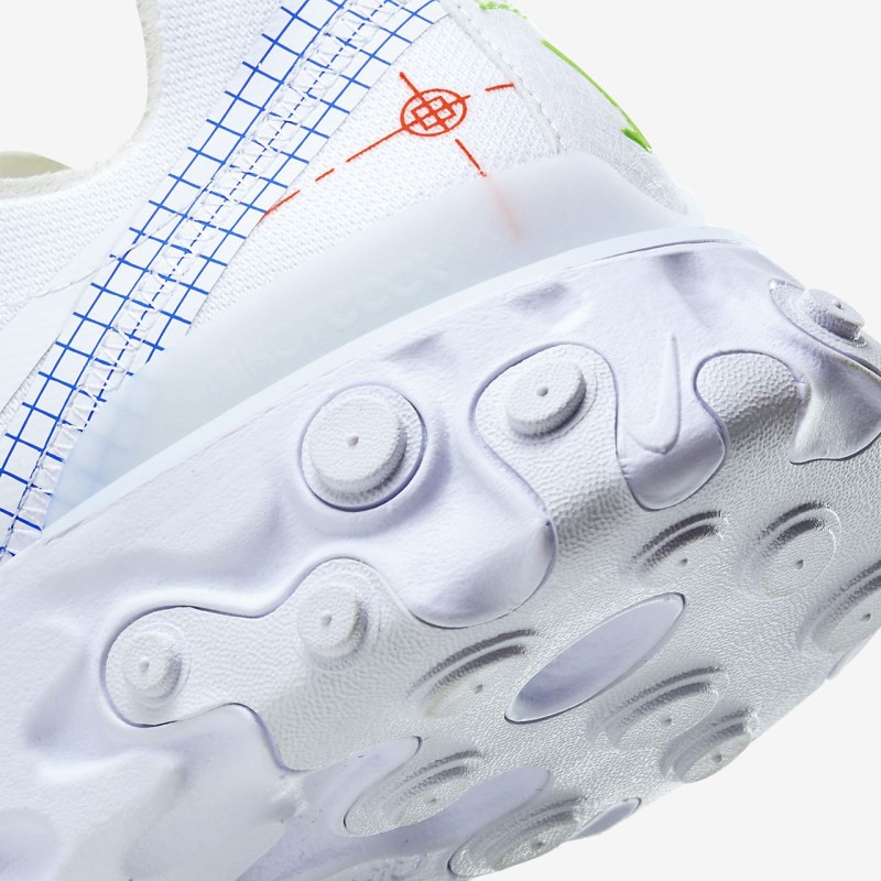 Nike React Element 55 Sneakers Herre Hvide | UG9901-458