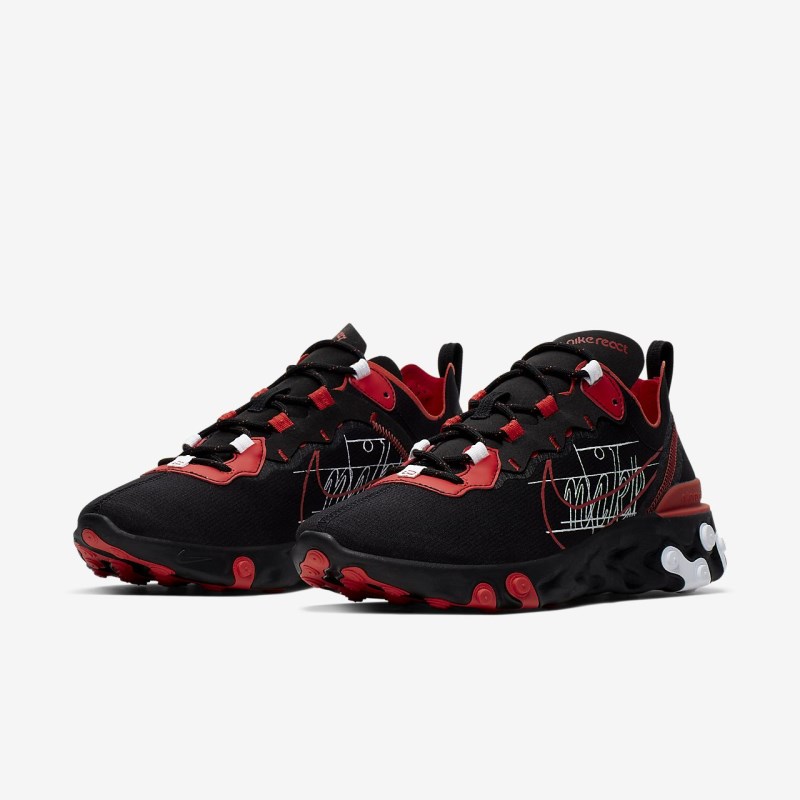 Nike React Element 55 Sneakers Herre Sort | EZ6922-477