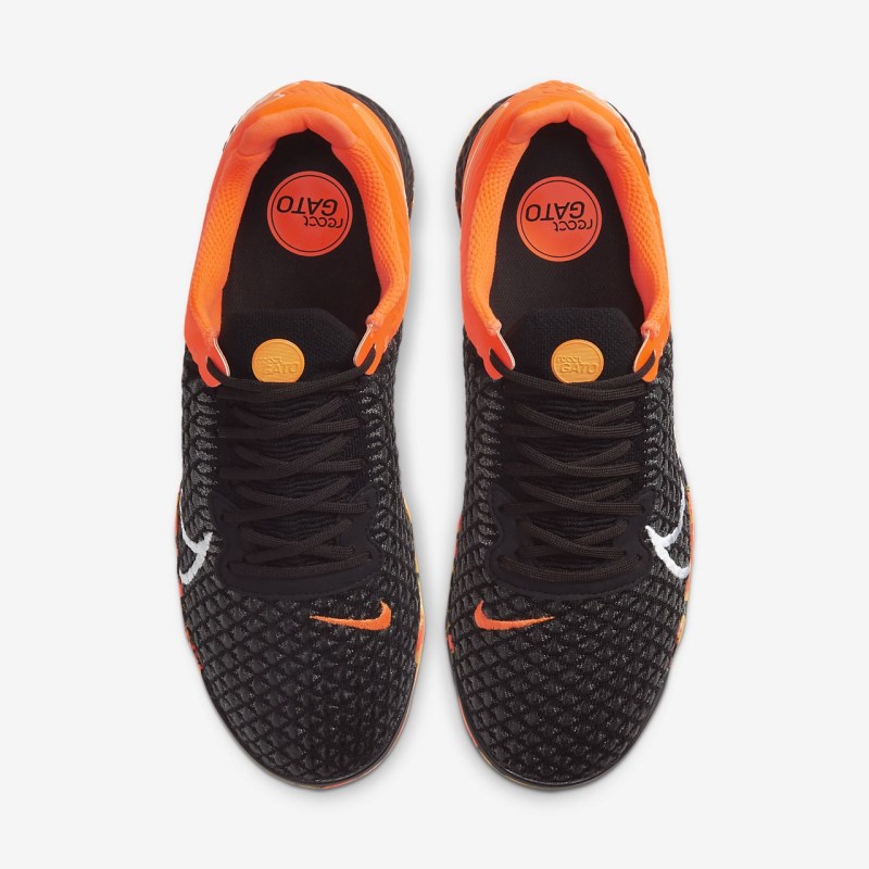 Nike React Gato Fodboldsko Dame Sort | QU1983-718
