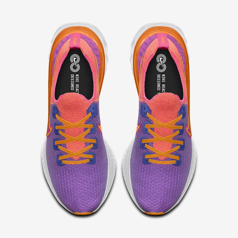 Nike React Infinity Run Flyknit Løbesko Dame Lilla | DO3511-805