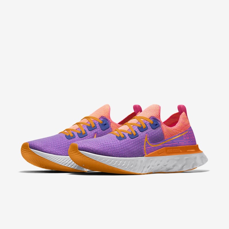 Nike React Infinity Run Flyknit Løbesko Dame Lilla | DO3511-805