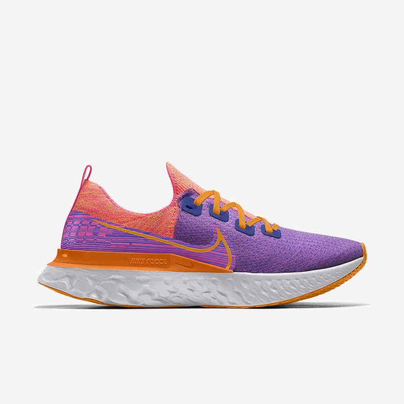 Nike React Infinity Run Flyknit Løbesko Dame Lilla | DO3511-805