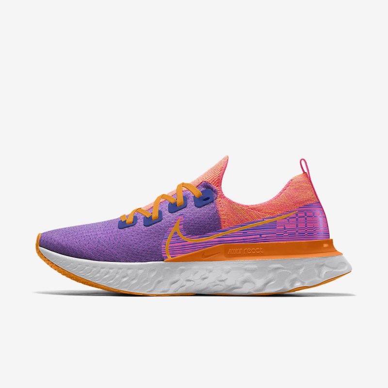 Nike React Infinity Run Flyknit Løbesko Dame Lilla | DO3511-805