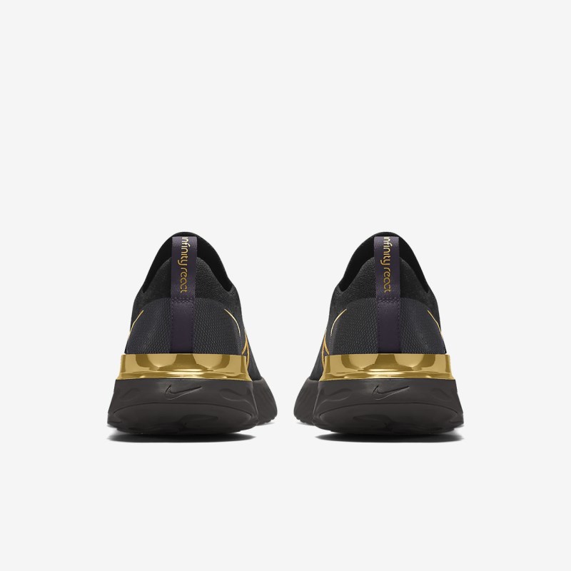 Nike React Infinity Run Flyknit Løbesko Dame Sort | JE7818-927