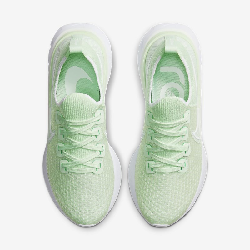 Nike React Infinity Run Flyknit Løbesko Dame Grøn | RE8716-652