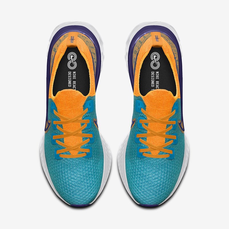 Nike React Infinity Run Flyknit Løbesko Herre Blå | VJ8315-432