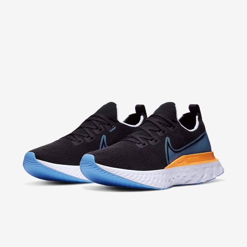 Nike React Infinity Run Flyknit Løbesko Herre Sort | XC3231-660
