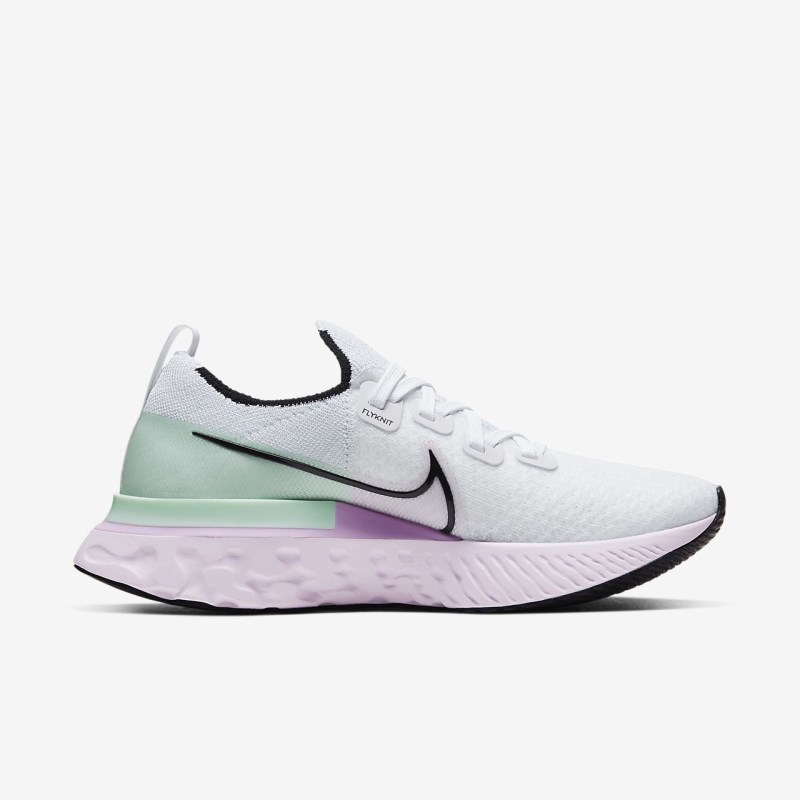 Nike React Infinity Run Flyknit Vandresko Dame Hvide | HJ6061-723